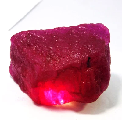 559.30 Ct Natural Earth Mined Red Ruby Rough "Certified" Loose Gemstone - Image 1 of 4