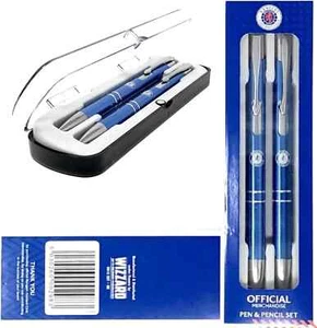 Rangers FC Pen & Pencil Set - Football New gift Set Official License - Picture 1 of 3