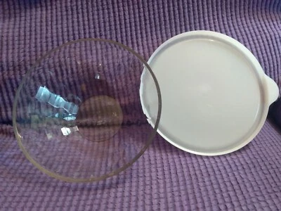 Tupperware Ice Prism 6,5" X 4" 500ml Servizio Ciotola 5751A-5 Coperchio 5752A-5 - Immagine 1 di 4