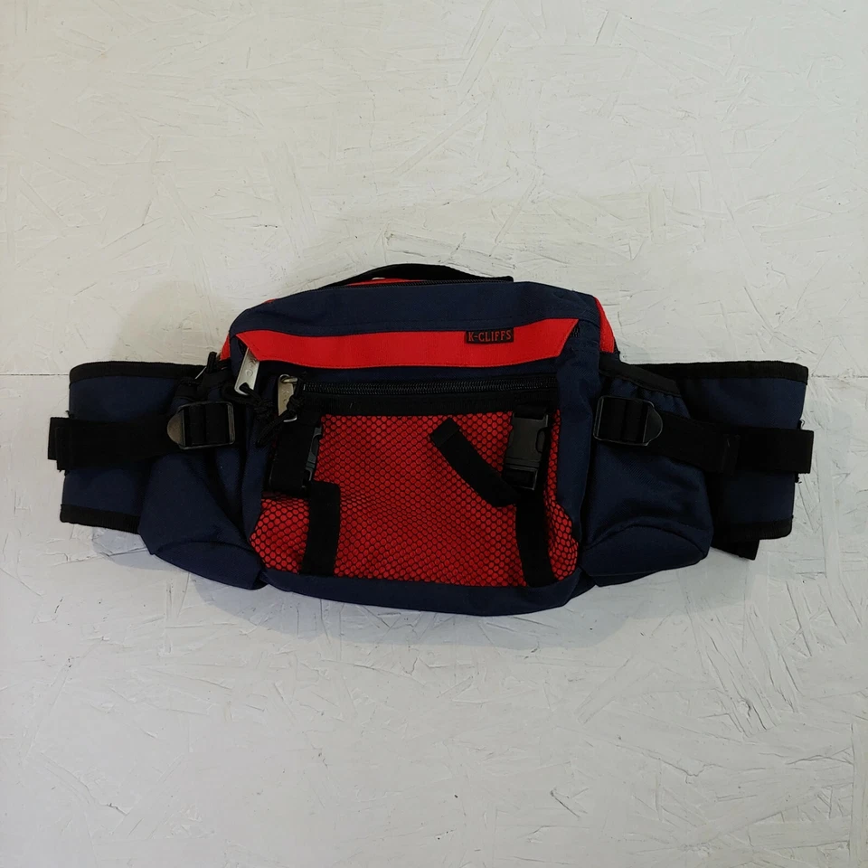 Vintage fanny pack hip sack retro bag change coin travel waist K-Cliffs - Image 1 of 4