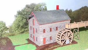N Scale Grist Mill Kit - Picture 1 of 4