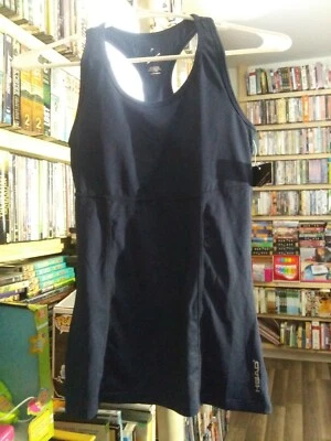 Camiseta sin mangas azul extra pequeña New Head para mujer con bolsa de sujetador incorporada80 Foto 1 de 3