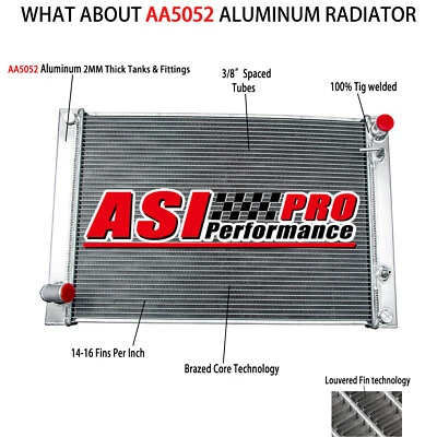 3 Row Radiator Condenser Combo For 2010~2020 Nissan 370Z/ Infiniti G37 Q60 3.7L Foto 1 de 4