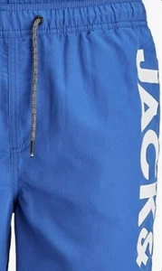 Jack & Jones surf blue Swim Shorts Swimming Trunks Sizes medium to large BNWT - Picture 1 of 5