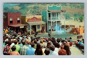 Universal City CA-California, Studio, Amphitheater Stunt Show Vintage Postkarte - Bild 1 von 2