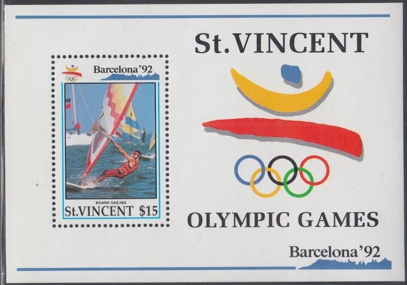 ST VINCENT Sc # 1611 MNH S/S - 1992 OLIMPIADAS DE VERANO, BARCELONA Foto 1 de 1