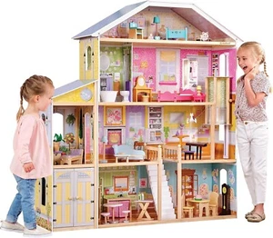 KidKraft Puppenhaus; geeignet für Barbiepuppen; 132,08 x 35,56 x 136 cm - Bild 1 von 8