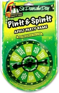Irish Pin-It & Spin-It Fiesta Adulto Juego Spinner Día de San Patricio Novedad Juguete - Imagen 1 de 4