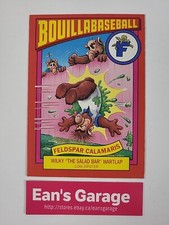 Vintage Alf Bouillabaseball Collector's card 29B Wilky "The Salad Bar" Wartlap