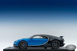 1/18 MR Collection Bugatti Chiron Blue 🤝ALSO OPEN FOR TRADE🤝 - Picture 1 of 5