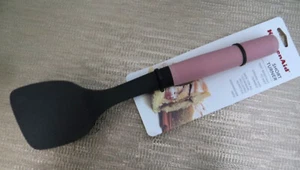 KitchenAid Short Turner Spatula PINK Silicone Soft Touch Handle HDRA NEW/pkg - Picture 1 of 3