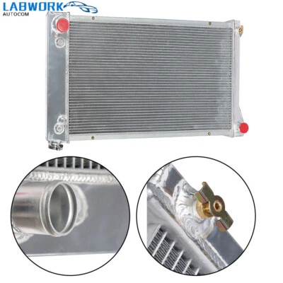 Aluminum 3 Row Full Radiator For 1967-1972 Chevy GMC C/K 10/20/30 Pickup Truck Foto 1 de 4