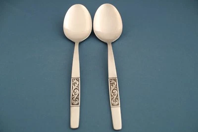 2 cucharadas para servir Amefa ROYAL DAMASK Holanda acero inoxidable 8 1/4" Foto 1 de 4