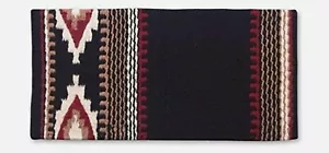 Mayatex Cowtown Satteldecke 36 x 34 Zoll schwarz/creme/rote Erde/Rehkitz - Bild 1 von 5