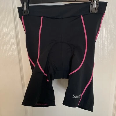 SANTIC  Women's  'Cycling For Freedom'  Padded Bike Shorts Size Medium EXC - Image 1 of 4