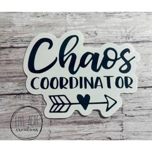 Lustiger wasserdichter wetterfester Vinyl-Aufkleber | Chaos-Koordinator | Aufkleber - Bild 1 von 6