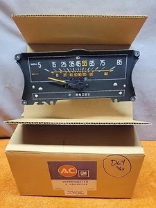 D64•AC GM 1978-80 Chevy Impala Caprice Speedometer Head Cluster 25020712 NOS - Foto 1 di 9