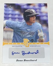 Sean Bouchard SIGNED 2013 Leaf Perfect Game Gold Auto 44/50 #A-SB3 Rockies RC