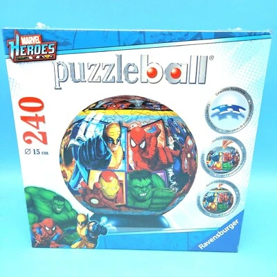 НОВЫЙ запечатанный 2010 Ravensburger Marvel героев 240 изделий 6» мяч 15 см - Изображение 1 из 4