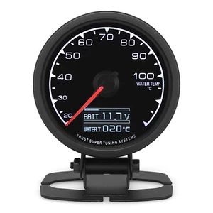 2.5'' 60mm Digital&Pointer Water Temperature 20-120℃ With Temp Sensor For Car - Picture 1 of 15