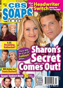 CBS Soaps In Depth Magazine 17. Oktober 2016 Sharon Case Steve Burton Jess Walton - Bild 1 von 3
