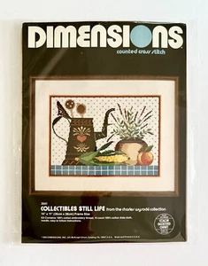 Punto de Cruz Parcialmente Completado Dimensiones Coleccionables Bodegón Contado Dimensiones De Colección - Imagen 1 de 11