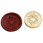 Retro Flower Paint Wax Seal Stamp for Head Brass Material Accessory