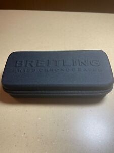 Breitling Travel Case Pouch Watch Storage Hard Shell EVA Authentic