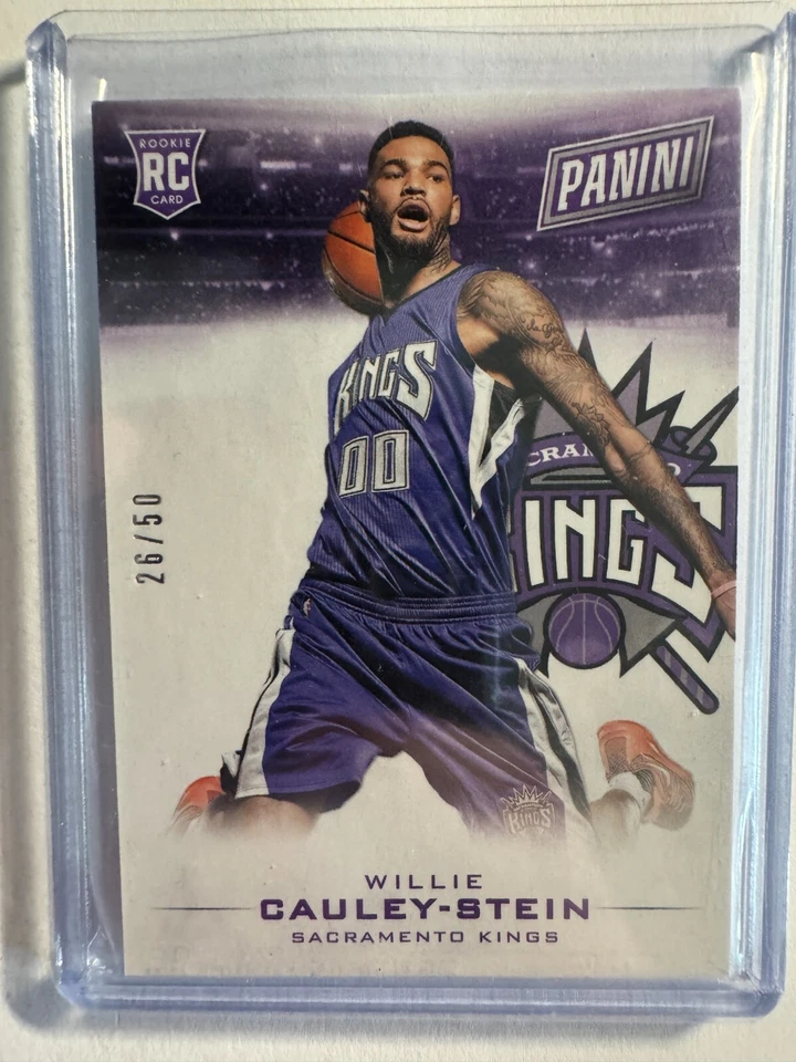 K239,367 - 2015 Panini Black Friday Thick Stock #30 Willie Cauley-Stein #/50 - Image 1 of 1