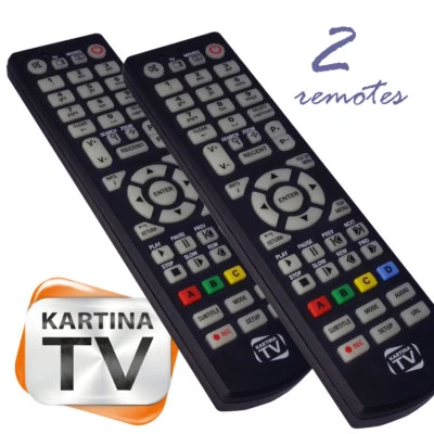 2 pcs KARTINA TV / DUNE HD ORIGINAL BRAND NEW REMOTE CONTROL