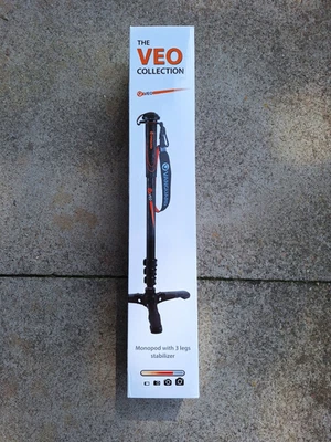 NEW Vanguard VEO AM-264TR Camera Tripod monopod with three legs stabilizer, Box - Image 1 of 4