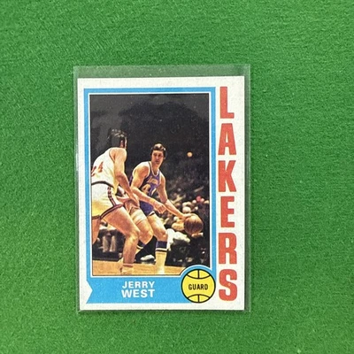 1974-75 Topps Jerry West Los Angeles lakers #176 - Image 1 of 2