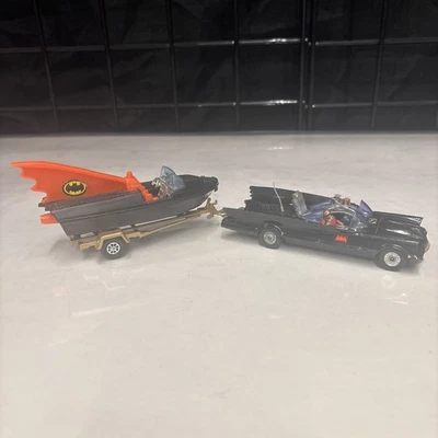 Vintage 1st Issue Corgi Batmobile/Batboat Complete Set 1966 GT Britain - Image 1 of 4