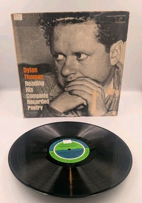 DYLAN THOMAS Reading Complete Recorded Poetry 1963 2xLP Vinyl Caedmon TC2014 VG - Image 1 of 4