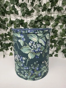 Cesta de basura de tela vintage Laura Ashley Bramble Berry núcleo de cabaña - Imagen 1 de 6