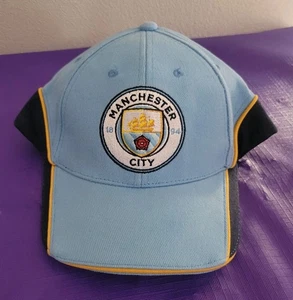 Mütze Kappe Manchester City FC Fußballverein hellblau verstellbar authentisch  - Bild 1 von 5