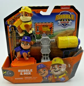 PAW PATROL Rubble & Crew RUBBLE & MIX BUILD IT PACK Nickelodeon ¡NUEVO! - Imagen 1 de 4