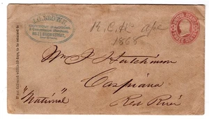 J.G. Brown Cotton Factors New Orleans LA Steamboat "National" Caspiana Red River - Bild 1 von 2