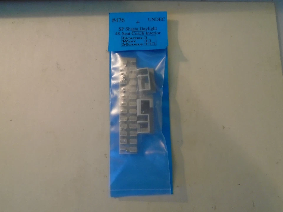 GOLDEN WEST MODELS #476 48 SEAT COACHINTERIOR SP SHASTA DAYLIGHT COACH N - Image 1 of 1