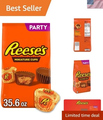 Reese's Miniatures Milk Chocolate 35.6 oz Bulk Candy for Celebrations & Snacking - Image 1 of 4