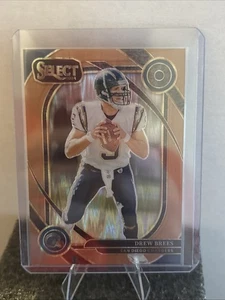 2024 Panini Select - Club Level Drew Brees #253 Copper Shock Prizm/299 - Imagen 1 de 11