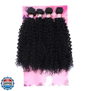 FRELYN Kinky Curly Hair Bundles Kunsthaar Weave Bundles 18 18 20 20 Zoll - Bild 1 von 5