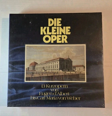 Die Kleine Oper 13 Kurzopern Von Eugen D'Albert Bis Carl Maria Von Weber LP Box - Image 1 of 2