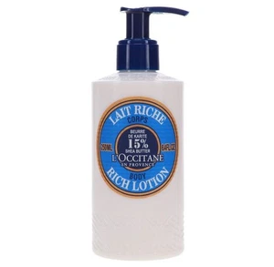 NEW L'Occitane Shea Butter Ultra Rich Body Lotion 8.4 oz MADE IN FRANCE 250mL - Picture 1 of 4