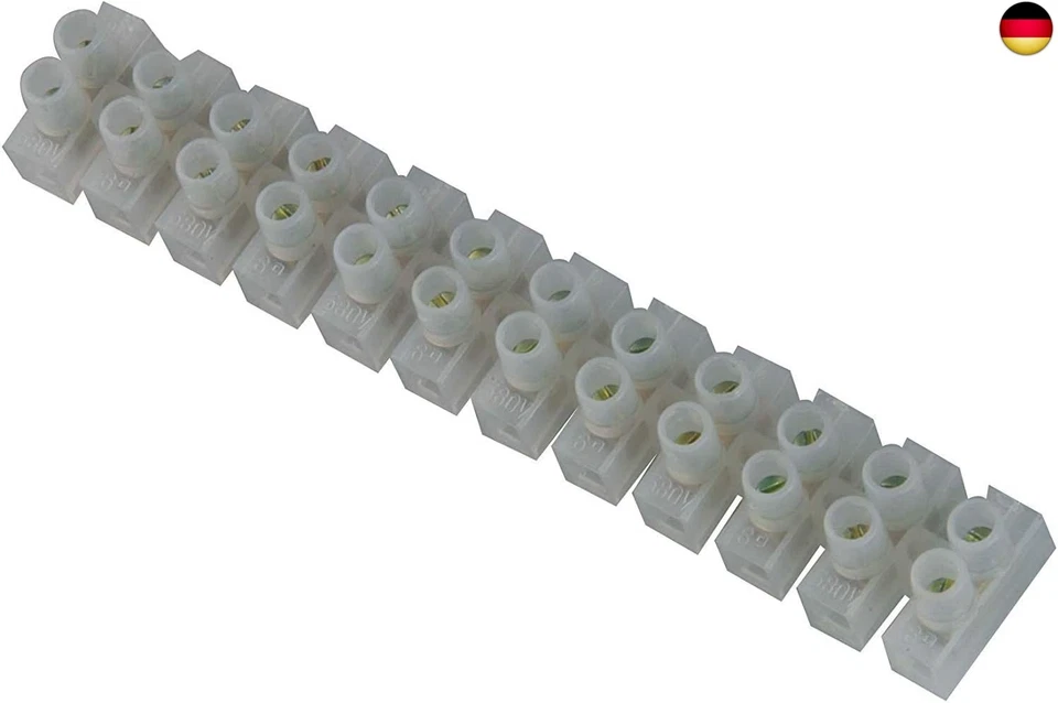 UNITEC Lüsterklemme 10 Stück | 12 polig | bis 380 Volt einsetzbar | 1,5-2,5 mm²  - Bild 1 von 1
