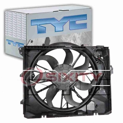 Conjunto de ventilador condensador y radiador doble TYC para BMW 328xi 2007-2008 3,0 L L L6 mq Foto 1 de 4