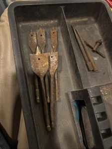 Lot of 5 Vintage Expansive Adjustable Auger Bits - Picture 1 of 1