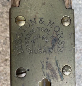 Vintage Disston & Morss 30” Wood and Brass Level - Picture 1 of 6