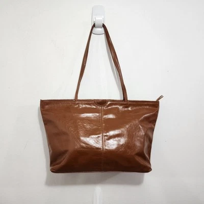 Latico Full Grain Leather Margot Tote Bag Cognac Shoulder Purse Travel Work - Image 1 of 4