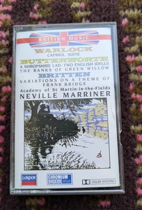 Cassette Tape British Music Warlock Britten Butterworth Academy of St. Martin's - Bild 1 von 3